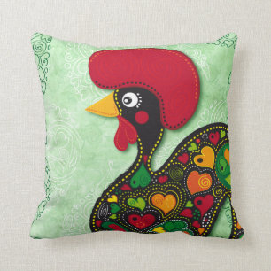 Gallo típico de la almohada de Barcelos
