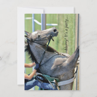 Gallopaje de caballos - Saratoga - Invitación