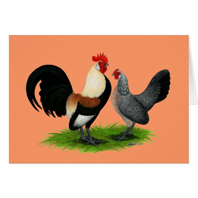Gallos holandeses:  Marrón claro poner crema (Anverso (Horizontal))