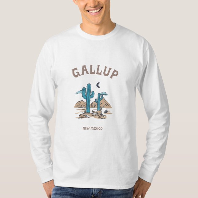 Gallup - Camiseta de manga larga en Nuevo México (Anverso)