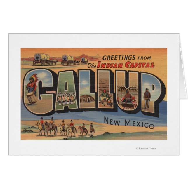 Gallup, Nuevo México - Escenas de letras grandes (Anverso (Horizontal))