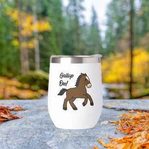¡Galopa! Diseño adorable de caballo Kawaii
