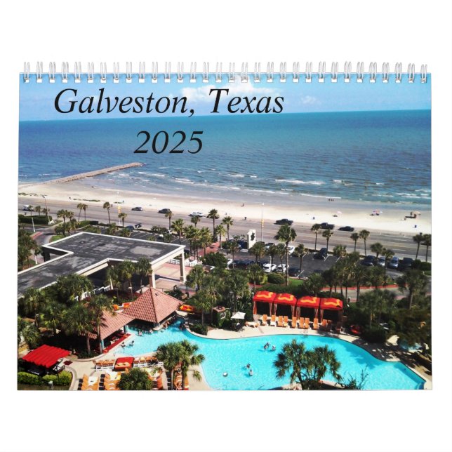 Galveston, Calendario de Texas 2020 (Tapa)