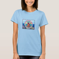 Galveston Ukulele GUS La camiseta de las mujeres d