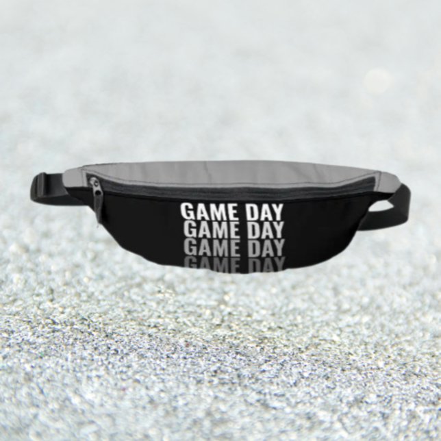 “Game Day Repeat” Riñonera Negrita (Subido por el creador)