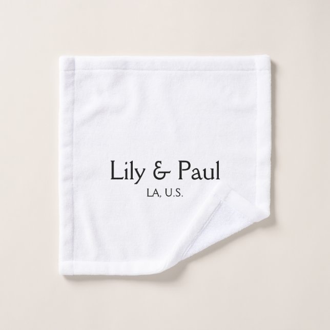 Game on add couple name wedding party place city g (Toallita)