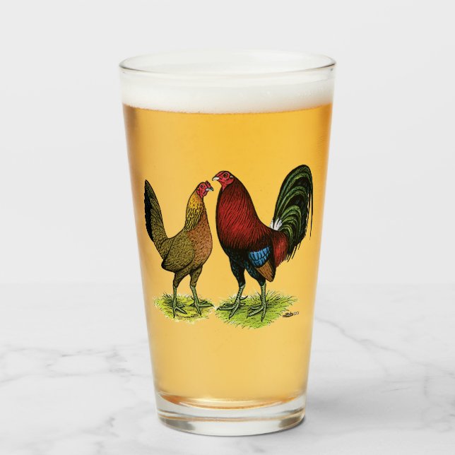 Gamefowl Pair (Anverso (lleno))