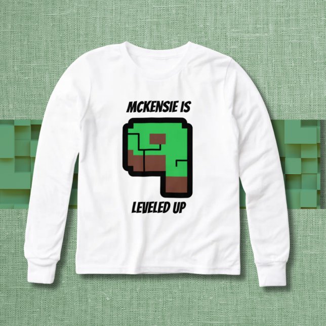 Gamer Birthday Building Pixel Green Level 9  (Subido por el creador)