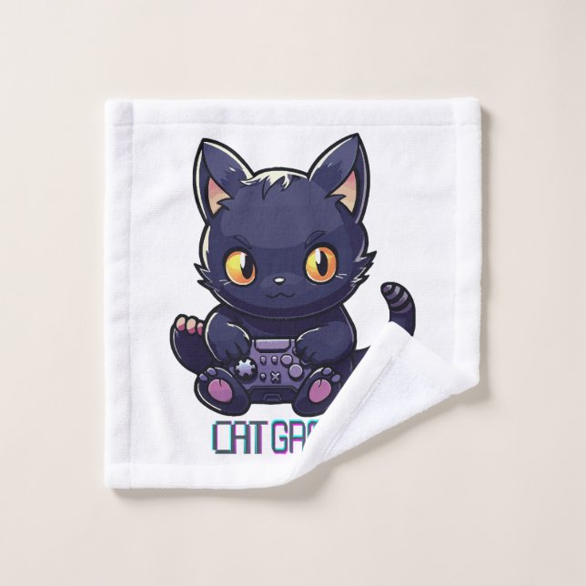 Gamer de gatos (Toallita)