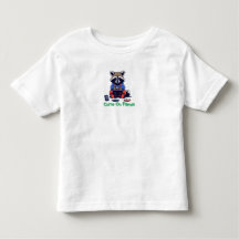 Gamer Raccoon: Levántate con la camiseta del bebé