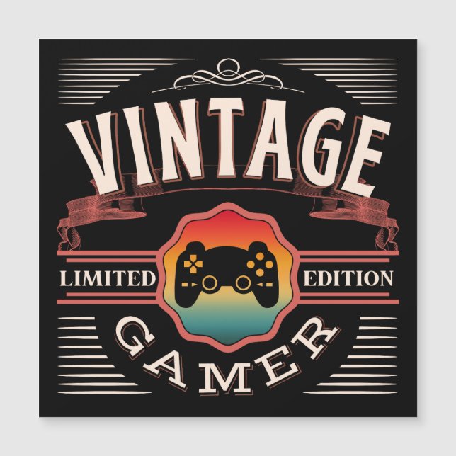 GAMER VINTAGE EDICIÓN LIMITADA  (Anverso)