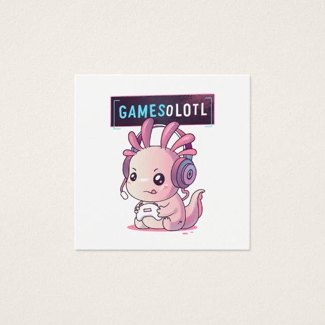 Gamesolotl - Jugador de Axolotl (Anverso)