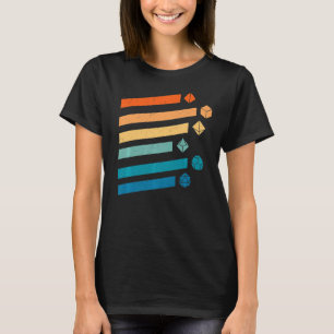 Gami de la fantasía de la camiseta D20 de los dado