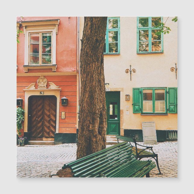 Gamla Stan, ciudad antigua de Estocolmo (Anverso)