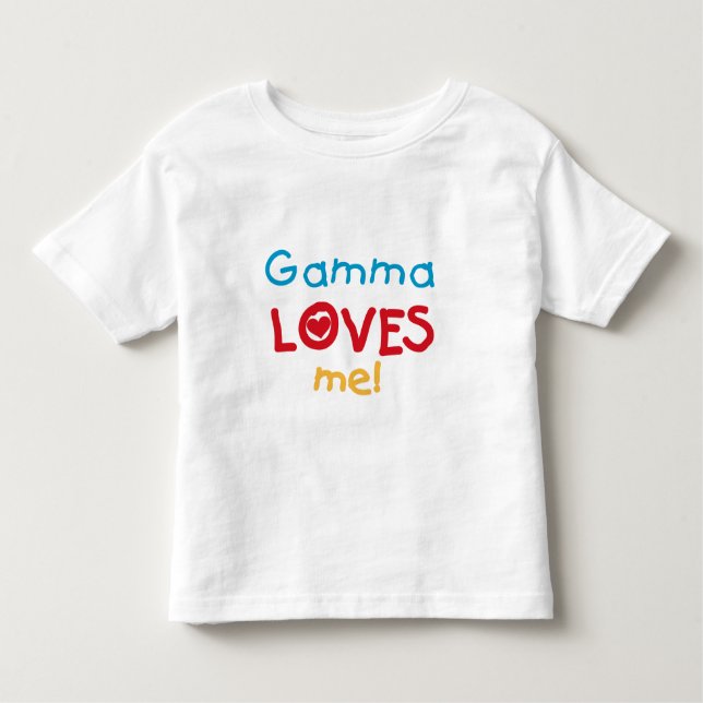 Gamma me ama camisetas y regalos (Anverso)