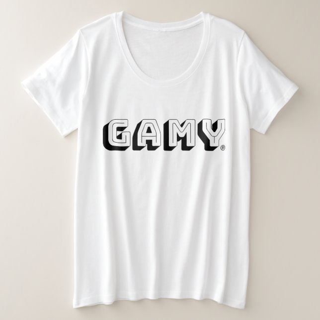 GAMY® Black Logo Damen (Anverso del diseño)