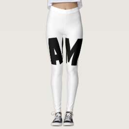 GAMY® Black Logo Leggings