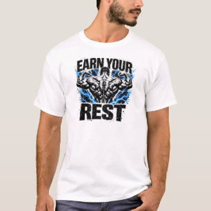 Gana tu Descanso – Camiseta de Gimnasio de Recompe