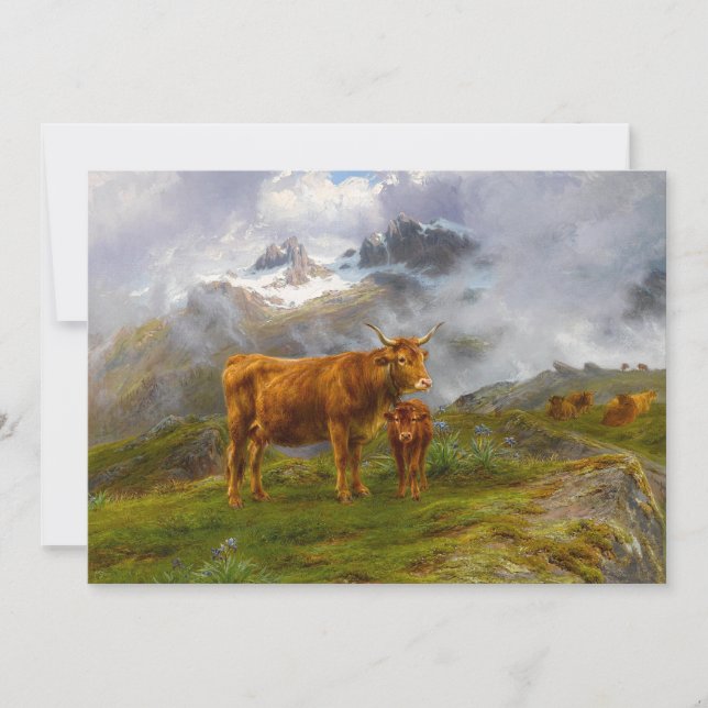 Ganado de la región montañosa | Rosa Bonheur (Anverso)