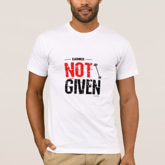 Ganado. No Dado. - Camiseta Motivacional de Gimnas