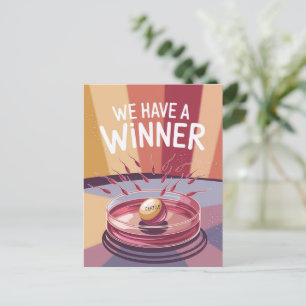 Ganador de la Invitación de embarazo divertida