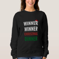 Ganador de Nochebuena Cena Navidades feos suéter