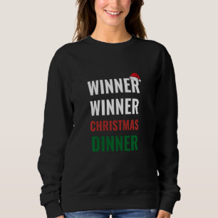 Ganador de Nochebuena Cena Navidades feos suéter