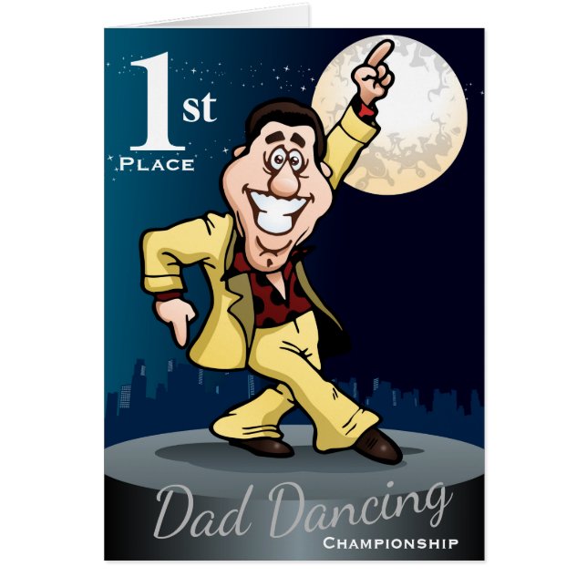 Ganador del baile de papá gracioso (Frente)