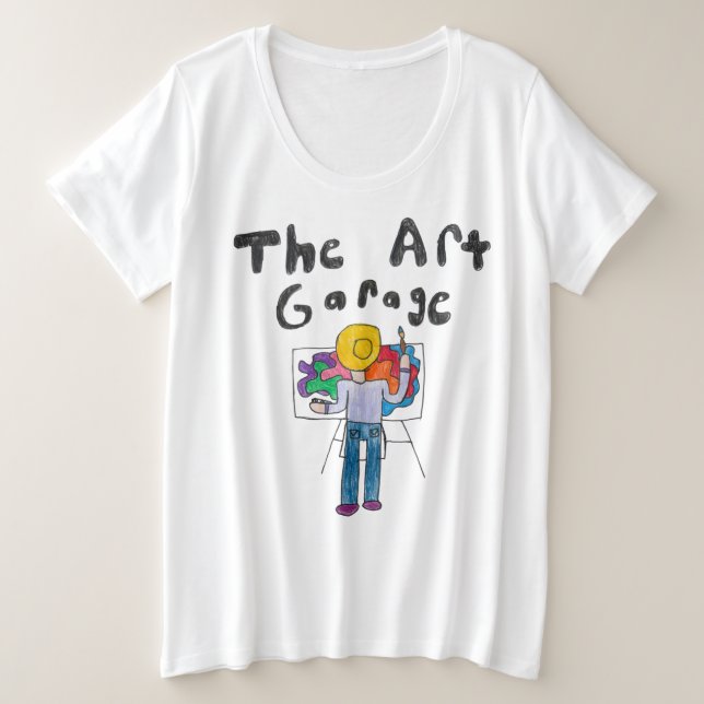Ganador del Concurso Art Garage 2025 Loose-fit TSh (Anverso del diseño)