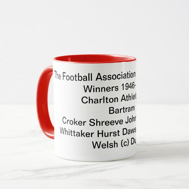 Ganadores de la Copa Charlton Athletic FA 1947 (Anverso izquierdo)