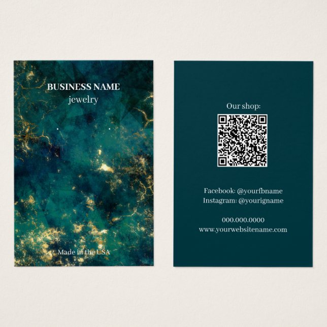 Ganancia de Emprendimiento Empresarial de Joyas de (Anverso y reverso)