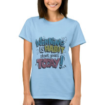 Ganar es un hábito - Camiseta motivacional para ni