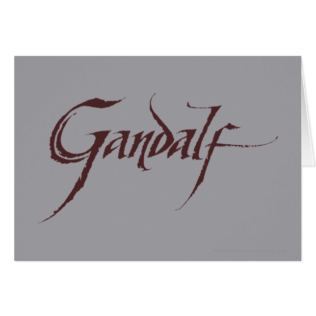 Gandalf Name Solid (Anverso (Horizontal))