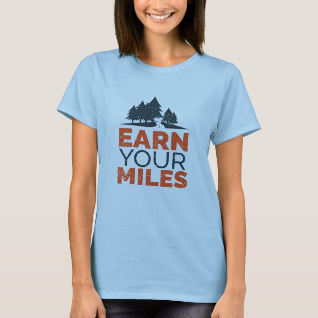 Gane la camiseta de sus mujeres de las millas (Anverso)