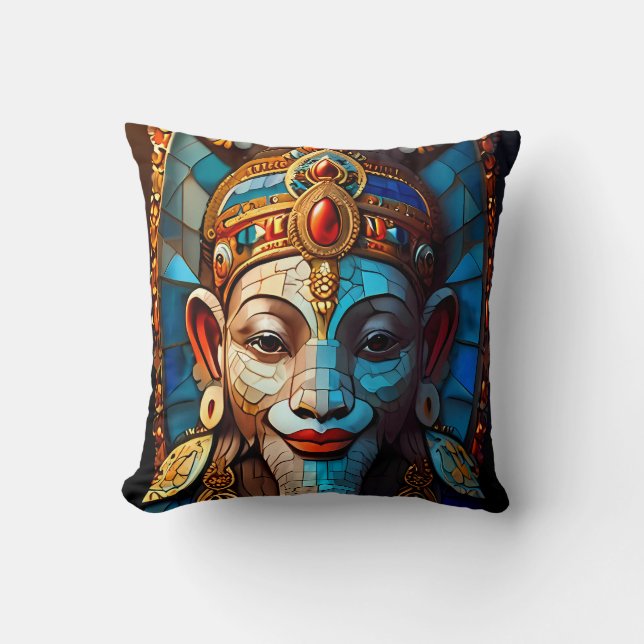 Ganesh Deity Idian God Cushion Cojín decorativo (Anverso)