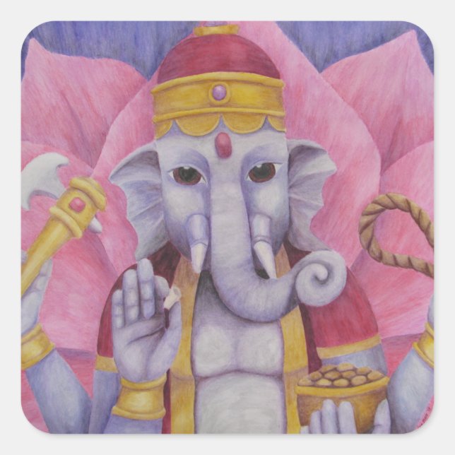 Ganesh Pegatinas (Anverso)