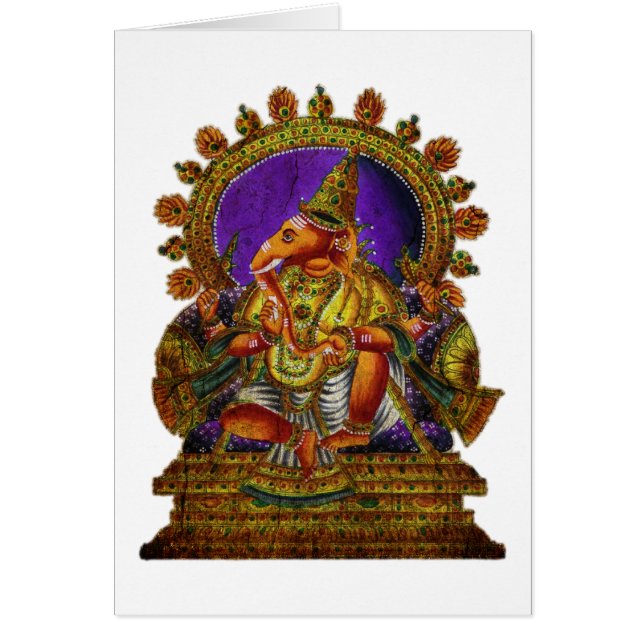 Ganesha Deva antiguo | crea tu propio fondo (Frente)