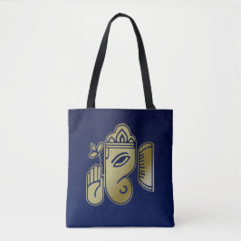 Ganesha, diosa del oro - Bolsa de Tote todo-impres