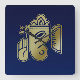 Ganesha, diosa del oro - Reloj del muro