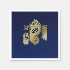 Ganesha, diosa del oro, servilleta de papel
