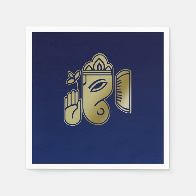 Ganesha, diosa del oro, servilleta de papel (Anverso)