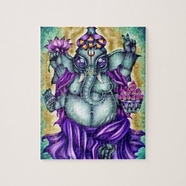 : Ganesha:- rompecabezas de la fantasía (Vertical)