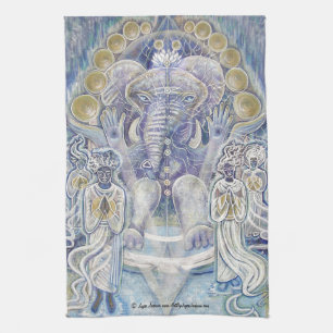 Ganesha Wealth Bendición Cocina Toalla