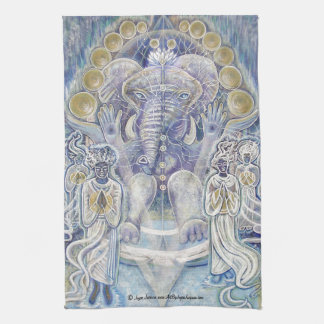 Ganesha Wealth Bendición Cocina Toalla