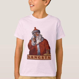 Gangsta Santa camisetas y chaquetas