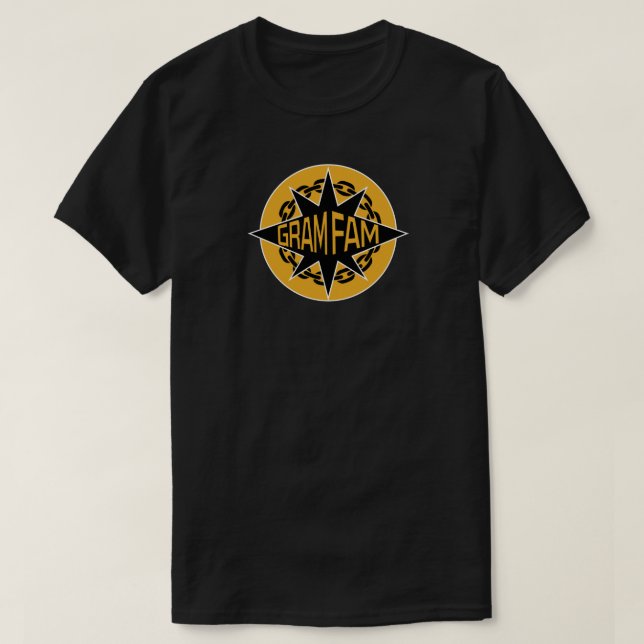 GangStarr GramFam Mashup Camiseta Tee_GOLD (Diseño del anverso)