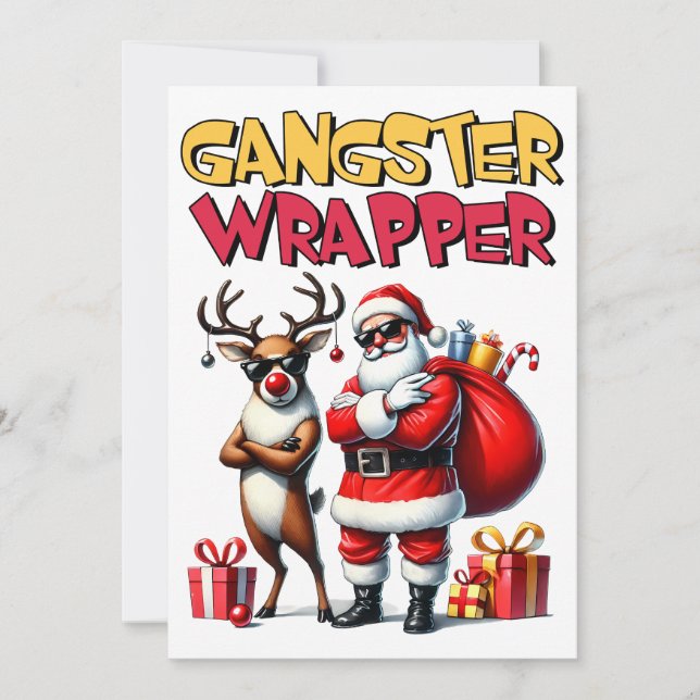 Gangster de regalo de Navidad envuelto (Anverso)
