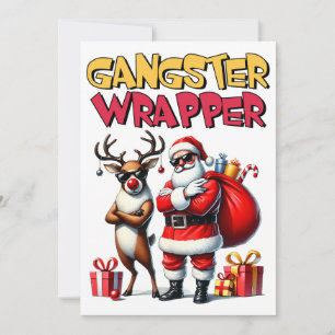 Gangster de regalo de Navidad envuelto