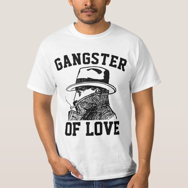GANGSTER OF LOVE Funny Camisetas para hombres (Anverso)