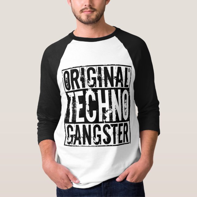 Gángster original de Techno - camisa para hombre (Anverso)